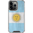 Argentina Flag Distressed iPhone 14 Pro Clear Case
